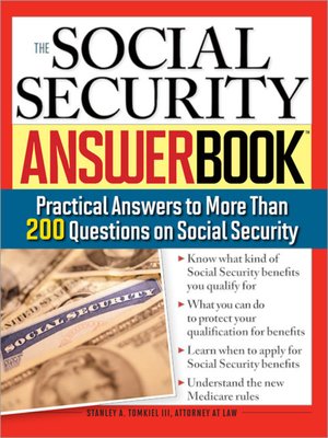 cover image of The Social Security Answer Book
